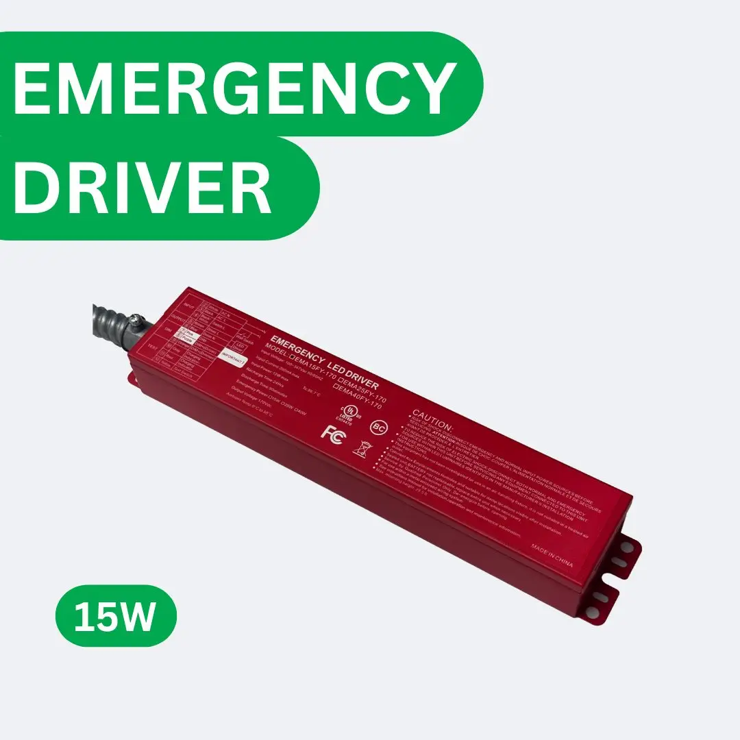 LED Emergency Battery 15W 100-347V 2