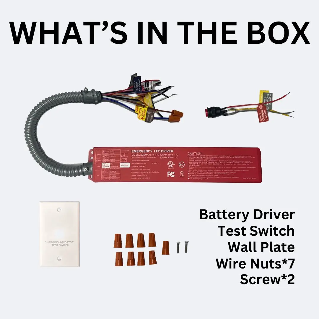 LED Emergency Battery 15W 100-347V 3