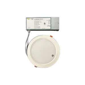 8" Emergency LED Slim Panel SLIM-8Inch-18W - Up to 1350 Lumens - 5 CCT Selectable (2700K-5000K) - AC 100-277V - 10W EBBU for 90 Mins - 125W Equal