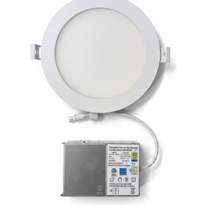 6" Ultra Thin Recessed LED Light - 16W - Up to 1250 Lumens - 3 CCT Selectable (3000K/4000K/5000K) - Poly Lens - AC 100-277V Tri-Dimming & Type IC - Energy Star - 100W Equal