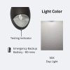 Mini Wall Pack With Emergency Battery Backup – Dark Bronze/Black