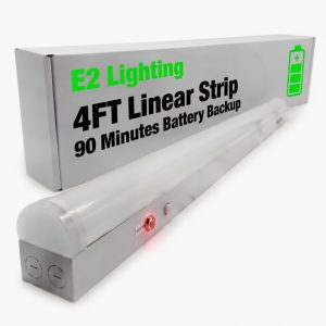 4FT Standard Linear Strip With Emergency Battery Backup