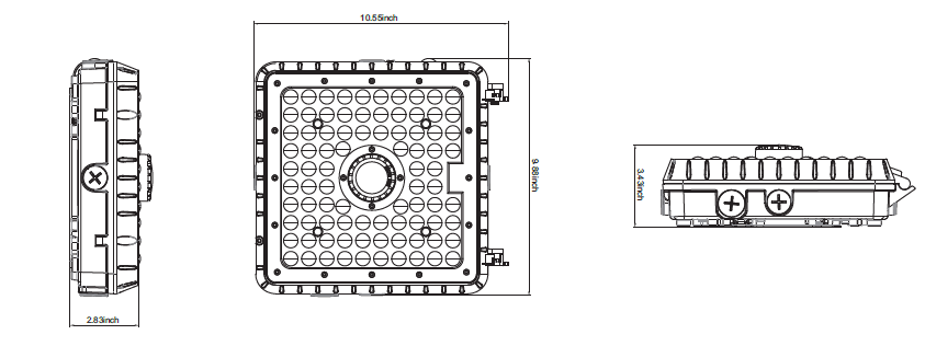 low profile canopy dim