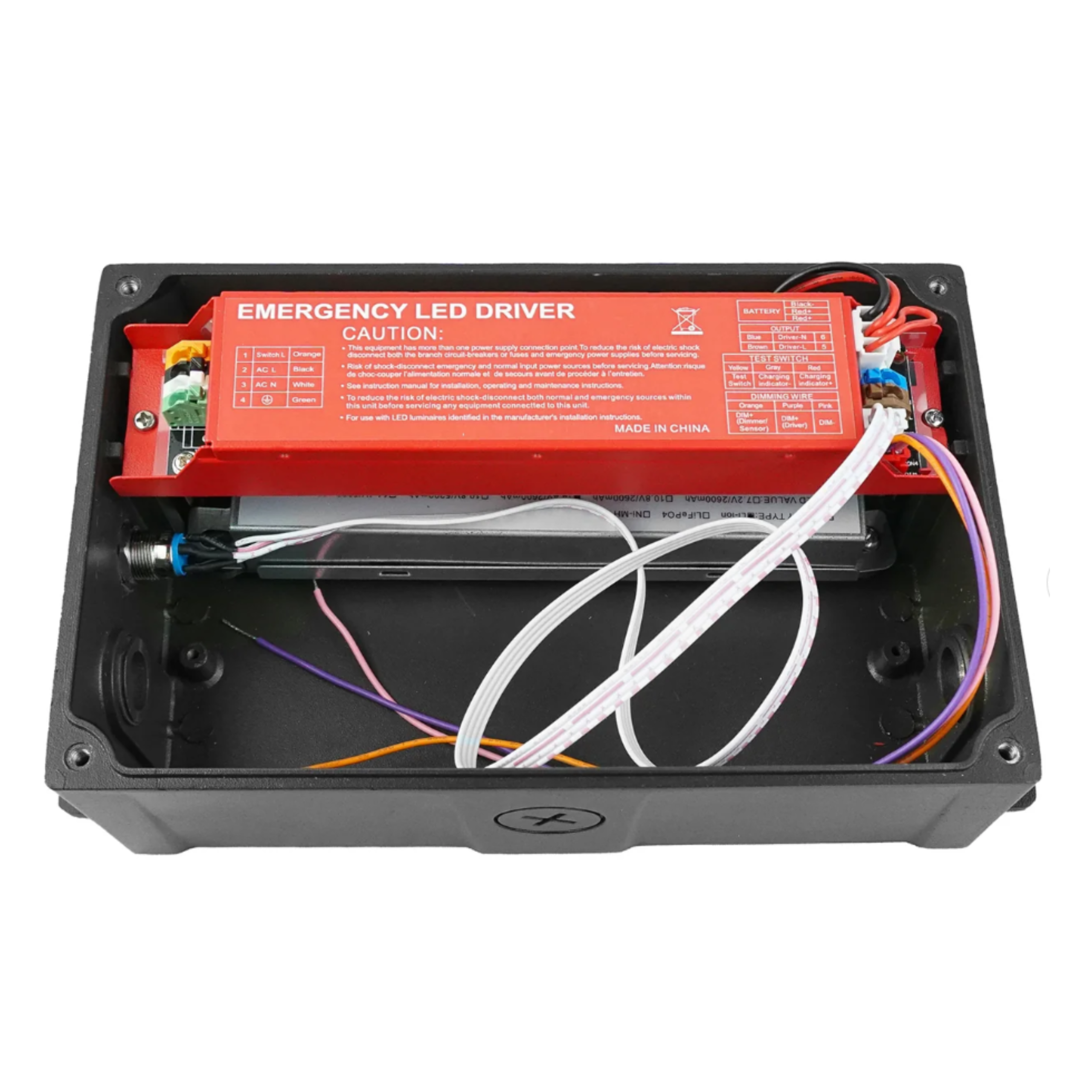 18W Waterproof Junction Box Emergency Driver-1