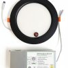 6″ Slim Downlight 5X CCT With Pre-wired Emergency Battery Backup -Black