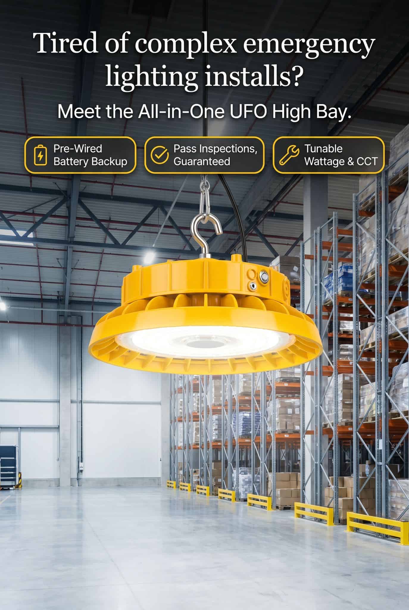 Tired of complex emergency lighting installs?