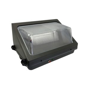 E2-WPN-01 30W CCT tunable non-cutoff wall pack with emergency battery backup
