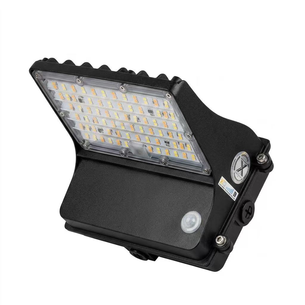 40/30/25/20/15W Wall Pack with Emergency Battery