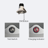4 inch premium commercial downlight emergency battery controls