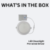 6 inch slim downlight package contents