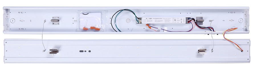 4FT LED G2 Wraparound Shop Light CCT Tunable 46W with Pre-wired Emergency Battery - Image 4